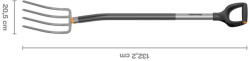 Fiskars Ergonomic kerti ásóvilla (1070712)