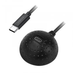 LogiLink USB 3.2 Gen1 Type-C kábel dokkolóval 1.5m fekete (CU0099) (CU0099)