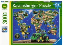 Ravensburger 300 db-os XXL puzzle - John Deere a világ körül (12984) (12984)