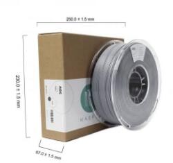 Maertz ABS nyomtatószál 1.75mm, 1kg szürke (PMMA-1010-009) (PMMA-1010-009)