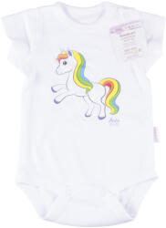 BabyBruin® MINTÁS 100% pamut kombidressz OEKO TEX minősítéssel, rövid ujjú 56-os lovacska