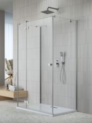 Radaway Essenza Brushed Nickel KDJ+S szögletes szálcsiszolt króm zuhanykabin 100J+120+80 (1385022-91-01R+1384054-01-01+1384051-01-01)