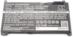 VHBW Notebook Akkumulátor - HP 2TT75UT, 228UT, 2TT74UT, 851477-421 - 4000 mAh, 11, 4 V Li-Polimer, Fekete