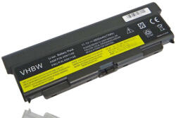 VHBW Notebook Akkumulátor - Lenovo 45N1144, 0C52863, 0C52864, 0A36302 - 6600 mAh, 11, 1 V Li-Ion, Fekete