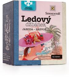 SONNENTOR - Ice Mug® Eper - Gyömbér, BIO filteres tea, 16 db *CZ-BIO-002 tanúsítvány