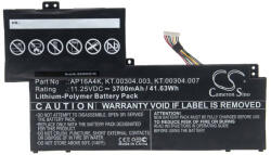 VHBW Notebook Akkumulátor - Acer KT. 00304.007, KT. 00304.003, AP16A4K - 3700 mAh, 11, 25 V Li-Polymer