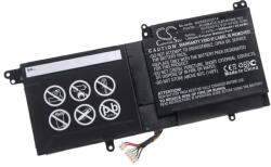 VHBW Notebook Akkumulátor - Clevo 6-87-N130S-3U9, 3ICP5/62/72, 6-87-N130S-3U9A - 2600 mAh, 10, 8 V Li-Ion