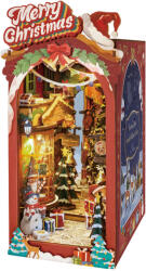 Robotime Karácsonyi utca -DIY könyvespoc díszítő - Book nook (TGC06)