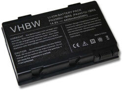 VHBW Notebook Akkumulátor - Toshiba PA3395U-1BRS, PA3421U-1BRS - 4400 mAh, 14, 8 V Li-Ion, Fekete