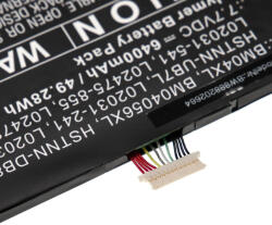 VHBW Notebook Akkumulátor - HP BM04056XL, HSTNN-DB8L, BM04XL, HSTNN-UB7L - 6400 mAh, 7, 7 V Li-Polymer