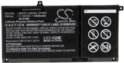 VHBW Notebook Akkumulátor - Dell CF5RH, JK6Y6, C5KG6 Készülékekhez - 3450 mAh, 11, 25 V Li-Polimer