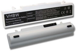 VHBW Notebook Akkumulátor - Samsung AA-PL9NC6W, AA-PL9NC6B, AA-PL9NC2B - 6600 mAh, 11, 1 V Li-Ion, Fehér