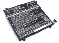 VHBW Notebook Akkumulátor - Asus C21-TX300P-hez - 4800 mAh, 7, 6 V Li-Polimer, Fekete