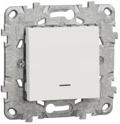 Schneider Electric Întrerupător cap-scară Schneider Unica, cu lumină, alb (SCH-NU520318NZ)