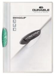 DURABLE Swingclip 30 klipes A4 gyorsfűző sötétzöld (226032) (226032)