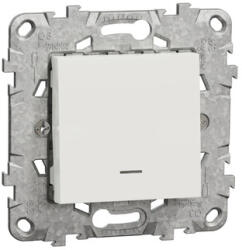 Schneider Electric Întrerupător simplu Schneider Unica, cu lumină, alb (SCH-NU520118NZ)