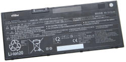 VHBW Notebook Akkumulátor - Fujitsu 34053269, 34061271, 34068253 - 3490 mAh, 14, 4 V Li-Ion, Fekete