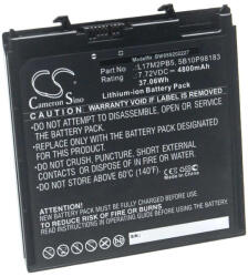 VHBW Notebook Akkumulátor - Lenovo 5B10P98184, 5B10P98182, 5B10P98183 - 4800 mAh, 7, 72 V Li-Ion