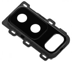 Aftermarket Piese si componente Geam Camera Spate Samsung Galaxy A6 Plus (2018) A605, cu Rama, Negru (gcam/A605-or) - vexio