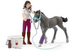 Schleich 42752 Lóápolás Trakehner csikóval