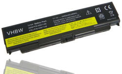 VHBW Notebook Akkumulátor - Lenovo 45N1144, 0C52863, 0C52864, 0A36302 - 4400 mAh, 11, 1 V Li-Ion, Fekete