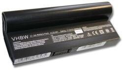 VHBW Notebook Akkumulátor - Asus AL23-901, AL22-901, AP22-1000, AL24-1000 - 6600 mAh, 7, 4 V Li-Ion, Fekete