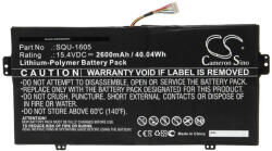 VHBW Notebook Akkumulátor - Acer SQU-1605 - 2600 mAh, 15, 4 V Li-Polimer
