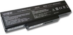 VHBW Notebook Akkumulátor - Asus A33-F3, A32-Z96, A32-Z94, A32-F3 - 4400 mAh, 11, 1 V Li-Ion, Fekete