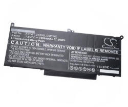 VHBW Notebook Akkumulátor - Dell 0F3YGT, 2X39G, 0MYJ96, 0F3YGTY, 0DM3WC - 7500 mAh, 7, 6 V Li-Ion, Fekete