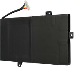 VHBW Notebook Akkumulátor - Asus 0B200-03330, 0B200-03330100 - 4500 mAh, 15, 4 V Li-Polimer, Fekete