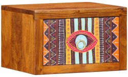 vidaXL Éjjeli szekrények 2 db 35x30x22 cm Tömör akácfából (VD4016518)