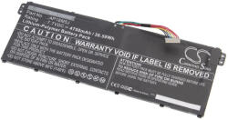 VHBW Notebook Akkumulátor - Acer AP16M5J, KT. 00205.004, KT. 00205.005 - 4750 mAh, 7, 7 V Li-Polimer, Fekete