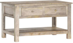 vidaXL tömör mangófa dohányzóasztal 82 x 52 x 47 cm (VD286383)