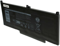 VHBW Notebook Akkumulátor - Dell 05VC2M, MXV9V - 7400 mAh, 7, 6 V Li-Polymer