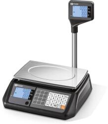 Selirom Cantar Selirom S300LM, 6/15kg comercial, suport afisaj, negru (S300LM-6/15-BK)