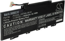 VHBW Notebook Akkumulátor - HP HSTNN-0B1W, M24421-271, HSTNN-OB1W - 3650 mAh, 11, 55 V Li-Polymer