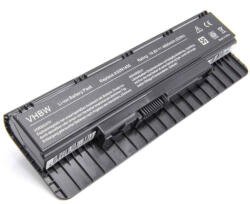 VHBW Notebook Akkumulátor - Asus A32N14O5, A32LI9H, 0B110-00300000 - 4800 mAh, 10, 8 V Li-Ion, Fekete