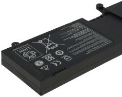 VHBW Notebook Akkumulátor - Asus 0B200-00390000, 0B200-00390100 - 4000 mAh, 15 V Li-Polimer, Fekete