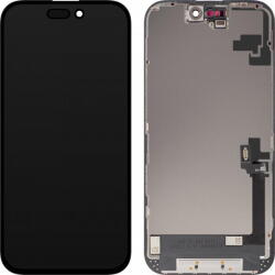 ZY Piese si componente Display cu Touchscreen ZY pentru Apple iPhone 16, cu Rama, Versiune LCD In-Cell, Negru (dis/zy/ai16/cu/ve/ne) - pcone