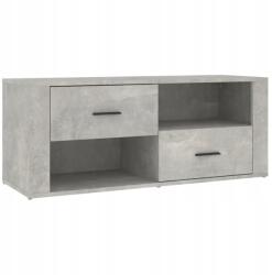 vidaXL Tv szekrény, betonszürke, 100x35x40 cm