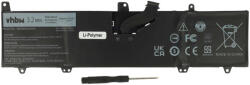 VHBW Notebook Akkumulátor - Dell 00JV6J, 0JV6J, 04K8YH, GK5KY, 8NWF3, 0PGYK5 - 4200 mAh, 7, 6 V Li-Polymer