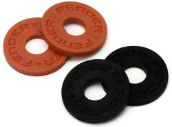 Fender Strap Blocks 2BLK/2 RED hevederzár - 4db - fekete - piros