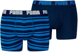 PUMA Everyday Striped Boxers 2P férfi boxer M / kék