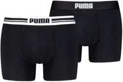 PUMA Everyday Placed Logo Boxer 2P férfi boxer M / fekete/piros
