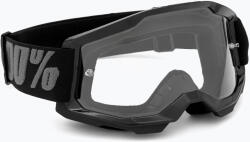 Ochelari de bicicletă pentru copii 100% Strata 2 Junior 50031-00001 black/clear