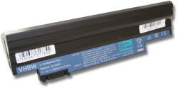 VHBW Notebook Akkumulátor - Acer AL10BW, AK. 006BT. 074, AK. 003BT. 071 - 6600 mAh, 11, 1 V Li-Ion, Fekete