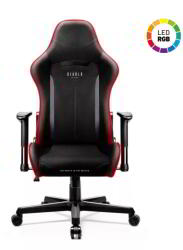 Diablo Chairs X-Starter RGB LED Gamer Szék Távirányítóval - Fekete
