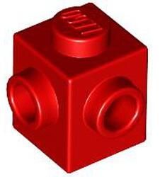 LEGO® Cărămidă modificată 1 X 1 cu 2 knobs alăturaţi (6473603)