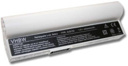 VHBW Notebook Akkumulátor - Asus AL22-703-hoz - 4400 mAh, 7, 4 V Li-Ion, Fehér
