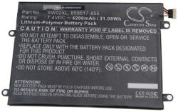 VHBW Notebook Akkumulátor - HP 859517-855, 859470-1B1, HSTNN-IB7N - 4200 mAh, 7, 4 V Li-Polimer, Fekete